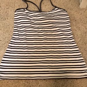 Lululemon Power Y striped tank